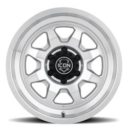 ICON Alloys - ICON Alloys Nuevo 17x8.5 5x5.0 -6mm Silver/Machined 8117857345SM - Image 2