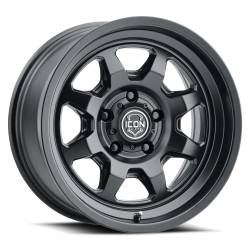 ICON Alloys - ICON Alloys Nuevo 17x8.5 5x4.5 0mm Satin Black 8117856547SB - Image 1
