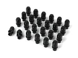 ICON Alloys - Icon ALLOYS LUG NUT Kit BLACK 14 x 1.5/24 COUNT 6 POINT CUSTOM SHANK - Image 1