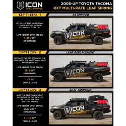 ICON Vehicle Dynamics - ICON 158505 Rear Multi Rate RTX Leaf Spring for 05-23 Toyota Tacoma 4WD - Image 3