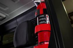 Fishbone Offroad - Fishbone Offroad FB55155 Fire Extinguisher Holder for Padded Roll Bar Red - Image 6