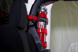 Fishbone Offroad - Fishbone Offroad FB55155 Fire Extinguisher Holder for Padded Roll Bar Red - Image 7