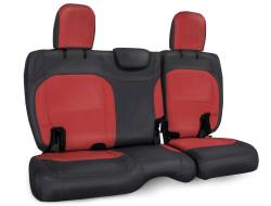 PRP - PRP B043-05 Rear Bench Cover Black/Red for Jeep Wrangler JLU 4DR Cloth Interior - Image 1