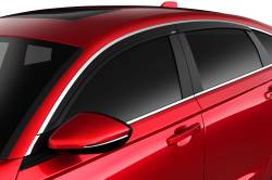 Husky Liners - Husky Liners 2884067 Low-Pro Ventvisor Deflector Smoke w/Chrome Trim 4Pc - Image 1
