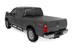 Rough Country Suspension Systems - Rough Country 47214651B Hard Fold Tonneau Cover for 99-16 F250/F350 6.10' - Image 3