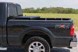Rough Country Suspension Systems - Rough Country 47214651B Hard Fold Tonneau Cover for 99-16 F250/F350 6.10' - Image 6