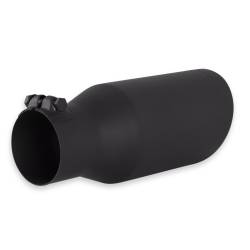Flowmaster - Flowmaster 15406B Exhaust Tip 4.5" Black Angle Cut for 3.0" Tubing Clamp-On - Image 3