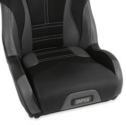 Simpson Safety - Simpson Safety S107-305 Pro Sport Off-Road Suspension Seat Black/Charcoal/Gray - Image 3