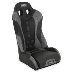 Simpson Safety - Simpson Safety S107-305 Pro Sport Off-Road Suspension Seat Black/Charcoal/Gray - Image 7