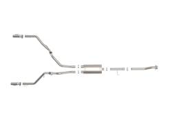 aFe Power - aFe 49-33127-P RR 3" Cat Back Exhaust System Dual w/Polished for 21-26 F150 - Image 4