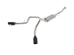 aFe Power - aFe 49-33126-B RR 3" Cat-Back Exhaust System Dual Side Exit w/Blk for 21-26 F150 - Image 1