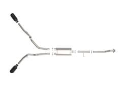 aFe Power - aFe 49-33126-B RR 3" Cat-Back Exhaust System Dual Side Exit w/Blk for 21-26 F150 - Image 4