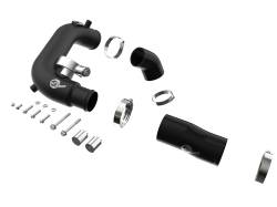 aFe Power - aFe 46-20468-B 2.5" Aluminum Hot Charge Pipe Blk for 18-23 Jeep Wrangler JL 2.0L - Image 2