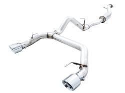 AWE Tuning - AWE Tuning 3015-32456 Dual Cat-Back Exhaust System for 21-25 Ford Bronco 2.3/2.7 - Image 1