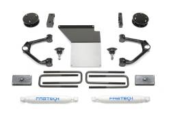 Fabtech - Fabtech FTS21142 3" K2 Budget UCA System ALUM w/PERF Shocks - Image 1