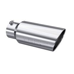 MBRP Exhaust - MBRP Exhaust T5127 T304 SS 5" In Single Wall Rolled Angle Cut 7" Outlet Tip - Image 1