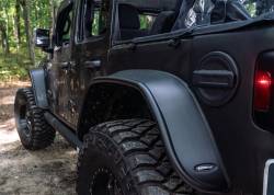 Bushwacker - Bushwacker Flat Style Front/Rear Fender Flares Black for Jeep JL 10923-07 - Image 4