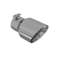 MBRP Exhaust - MBRP Exhaust T5151 T304 SS 3" Inlet Dual Wall Angle Cut 4.5" Outlet Tip - Image 1