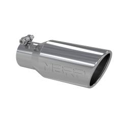 MBRP Exhaust - MBRP Exhaust T5157 T304 SS 2.75" In Single Wall Rolled Angle Cut 4" Outlet Tip - Image 1