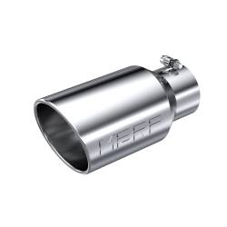 MBRP Exhaust - MBRP Exhaust T5073 T304 SS 4" Inlet Single Wall Rolled Angle Cut 6" Out Tip - Image 1