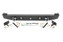 Rough Country Suspension Systems - Rough Country 110504 Heavy Duty Black Rear Bumper for 84-01 Jeep Cherokee XJ - Image 2