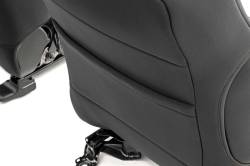 Rough Country Suspension Systems - Rough Country 91030 Black Front Seat Covers for 16-23 Toyota Tacoma Double Cab - Image 4