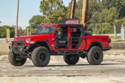 Rough Country Suspension Systems - Rough Country 90762 Contoured Drop Step Nerf Bars Black for 20-26 Gladiator JT - Image 3
