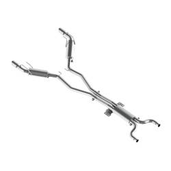 MBRP Exhaust - MBRP S7024409 T409 3" Cat-Back Dual Rear Exit Exhaust w/Muffler 10-11 Camaro V8 - Image 1