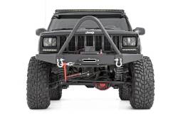 Rough Country Suspension Systems - Rough Country 10570 Heavy Duty Front Winch Bumper Black for Cherokee XJ - Image 2