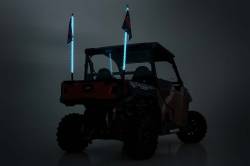 Rough Country Suspension Systems - Rough Country 48" LED Multi-Color Whip Light Kit Pair 93004 - Image 6