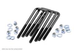 Rough Country 9/16 x 2.5 x 8.5 Square Top Leaf Spring U-Bolts 4PC 7609