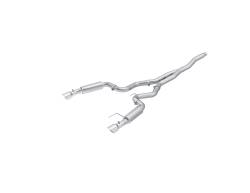 MBRP Exhaust - MBRP Exhaust S7275409 T409 3" Cat-Back Dual Split Exit w/Muffler 15-26 Mustang - Image 1