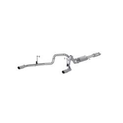 MBRP Exhaust - MBRP Exhaust S5258409 T409 3" Cat-Back 2.5" Dual Rear Exit w/Muffler 15-20 F150 - Image 1