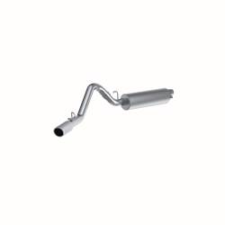 MBRP Exhaust - MBRP Exhaust S5512AL AL 2.5" Cat-Back Single Side Exit for 97-99 Jeep Wrangler - Image 1