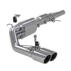 MBRP Exhaust - MBRP Exhaust S5081AL AL 3" Cat-Back Pre-Axle Dual Side Exit 09-19 Silv/Srra 1500 - Image 1