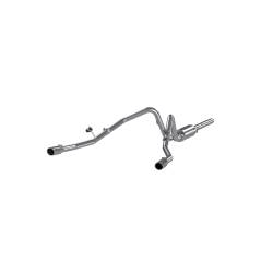 MBRP Exhaust - MBRP Exhaust S5202409 T409 3" Cat-Back 2.5" Dual Split Rear Exit 04-08 Ford F150 - Image 1