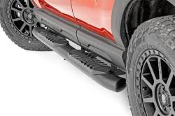 Rough Country Suspension Systems - Rough Country 4.5" Oval Tube Nerf Steps Black 21-25 Ford Bronco Sport 21006 - Image 4