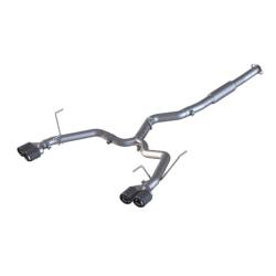 MBRP Exhaust - MBRP Exhaust S48023CF T304 3"Cat-Back Dual Rear Exit w/Muffler for 15-21 WRX/STI - Image 1