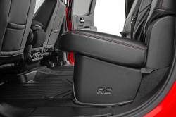 Rough Country Suspension Systems - Rough Country Rear Underseat Storage Bin Black Silverado/Sierra Crew RC09051A - Image 2