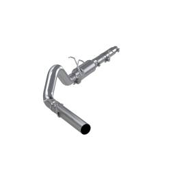 MBRP Exhaust - MBRP Exhaust S5206P AL 4" Cat-Back Single Side Exit 99-04 Ford F250/F350 - Image 1