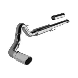 MBRP Exhaust - MBRP Exhaust S5259AL AL 4" Cat-Back Single Side Exit w/Muffler 15-20 Ford F150 - Image 1