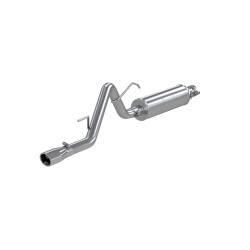 MBRP Exhaust - MBRP Exhaust S5510409 T409 2.5" Cat-Back Single Rear Exit for 02-07 Jeep Liberty - Image 1