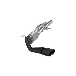 MBRP Exhaust - MBRP Exhaust S5081BLK Black 3" Cat-Back Pre-Axle Dual Exit 09-19 Silv/Srra 1500 - Image 1