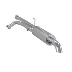 MBRP Exhaust - MBRP Exhaust S5318AL AL 2.5" Cat-Back 3" Turn Down Exit Exhaust for 07-09 Tundra - Image 1