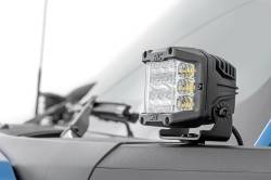 Rough Country Suspension Systems - Rough Country 71047 A-Pillar 2" LED Ditch Light Kit-Spot for 21-25 Ford Bronco - Image 2