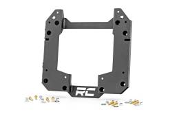 Rough Country Suspension Systems - Rough Country Spare Tire Mount Relocation Plate Black 21-25 Ford Bronco 51053 - Image 2
