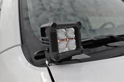 Rough Country Suspension Systems - Rough Country 70798 APillar 2" LED Ditch Light Kit Spot for 10-24 Toyota 4Runner - Image 2