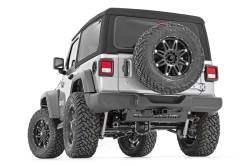 Rough Country Suspension Systems - Rough Country 10599 Muffler Skid Plate Black for 18-26 Jeep Wrangler JL 4WD - Image 4