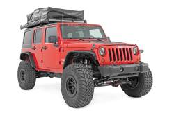 Rough Country Suspension Systems - Rough Country 1047 Stubby Bumper End Caps Black for 07-18 Jeep Wrangler JK - Image 2