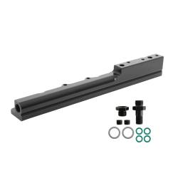 AEM 25-103BK High Volume Fuel Rail Black 1999-2000 Honda Civic